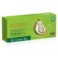 Чай зеленый Tarlton Soursop, в пакетиках, 25 пак