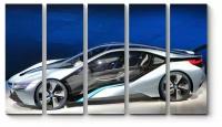 Модульная картина Электронный концепт-кар BMW i8200x120