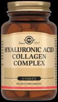 Solgar Комплекс гиалуроновой кислоты и коллагена Solgar Hyaluronic Acid Collagen Complex, 30 таб