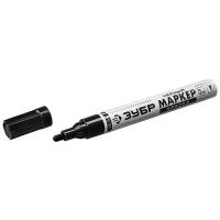 Маркер-краска ЗУБР, 2 мм круглый, черный, МК-400, серия Профессионал, (06325-2)