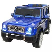 RiverToys Детский электромобиль Мercedes-Benz AMG G65 4WD синий глянцевый