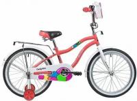 Велосипед NOVATRACK Candy-20"-23г. (11" / коралловый (205CANDY. CRL23) )