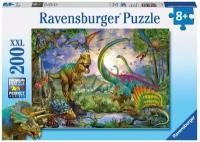 Ravensburger. Пазл карт. 200 "Мир динозавров"