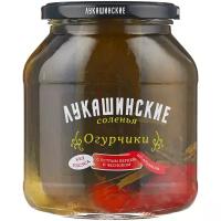 Огурчики с острым перцем и чесноком по-армянски лукашинские, 670 г