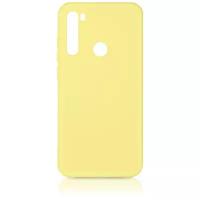 DF DF xiOriginal-06 (yellow) Чехол для Xiaomi Redmi Note 8T (силикон с микрофиброй) желтый