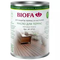 Масло Biofa для террас 3753, 3705 серый, 10 л