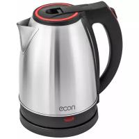 Чайник ECON ECO-1872KE, silver/black/red