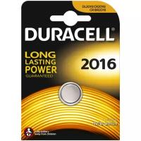 Батарейка Duracell 2016, в упаковке: 1 шт