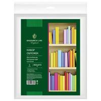 Набор обложек (5шт.) 300*470 для учебников/контурных карт/атласов, универсальная с липким слоем, Greenwich Line, ПП 70мкм