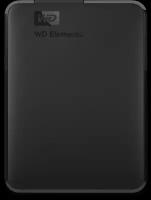 Жесткий диск WD USB 3.0 5Tb WDBU6Y0050BBK-WESN Elements Portable (5400rpm) 2.5" черный