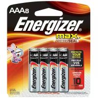 Элемент питания Energizer Max LR03 AAA бл 8