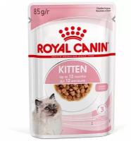 Влажный корм для котят Royal Canin Kitten (в соусе), 12 шт по 85 гр