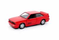 Машина металлическая RMZ City серия 1:32 Audi Quattro Coupe (1980-1991), красный цвет, инерционный механизм, двери открываются 554066R