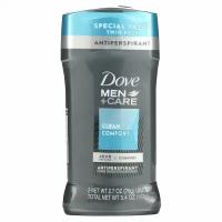 Dove, Men+Care, дезодорант-антиперспирант «Чистый комфорт», 2 шт. по 76 г