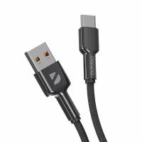 Дата-кабель Elite USB – Type-C, 1 м, черный, Deppa, крафт, Deppa 72507-OZ