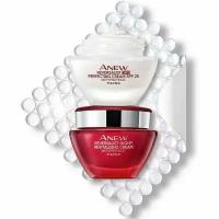 AVON Набор Дневной и ночной крем для лица ANEW "Совершенство. Обновление" SPF 25, 2х50 мл