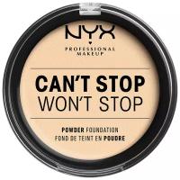 NYX professional makeup пудра Can’t Stop Won’t Stop компактная Powder Foundation Pale 01