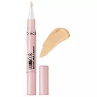 DIVAGE Консилер Brightening Concealer Luminous со светоотражающими частицами, оттенок 01