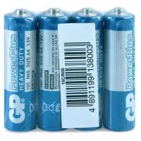 Батарейка GP PowerPlus AA R6, в упаковке: 4 шт