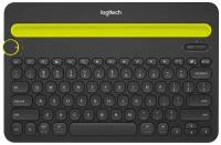 Клавиатура Logitech Logitech K480 клавиатура для мобильного устройства AZERTY Французский Черный, Зеленый Bluetooth 920-006352, черный, белый