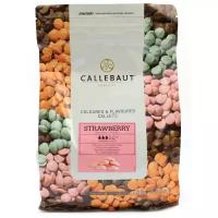 Шоколад Callebaut Strawberry белый, каллеты, 2500 г