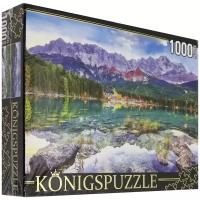 Konigspuzzle Германия. Озеро Айбзее (ГИK1000-0639), 1000 дет., разноцветный