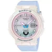 Наручные часы CASIO Baby-G BGA-250-7A3, голубой, синий