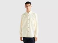 Вельветовая рубашка с накладными карманами United Colors of Benetton для мужчин 23A-5HTKUQ02L-6R2-M