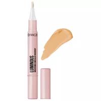 DIVAGE Консилер Brightening Concealer Luminous со светоотражающими частицами