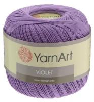 Пряжа YarnArt Violet сиреневый (6309), 100%мерсеризованный хлопок, 282м, 50г, 1шт