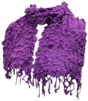 Шарф Crystel Eden,115х25 см, фиолетовый