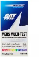 Витаминно-минеральный комплекс спортивный для мужчин GAT Sport Mens Multi +Test 60 таблеток с бустерами тестостерона