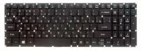 Клавиатура для ноутбука Acer Aspire E5-532, E5-532G, черная без рамки, с подсветкой, гор. Enter