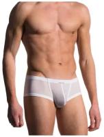 Трусы-хипсы "M101 - Hot Pants White" / Manstore / Белый / Размер L