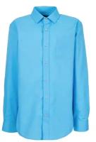 Школьная рубашка Tsarevich, размер 122-128, синий, голубой