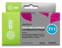 Картридж Cactus CS-CZ131 №711 пурпурный, для HP DJ T120/T520