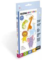 Пазл Origami Baby Games Яркие животные, 07036, 14 дет., разноцветный