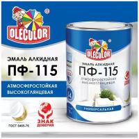 Эмаль алкидная ПФ-115 OLECOLOR (Артикул: 4300000250; Цвет: Ярко-зеленый; Фасовка = 0,5 кг)