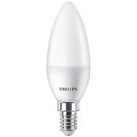 Светодиодная лампа Philips E14 4000K (холодный) 6.5 Вт (75 Вт)