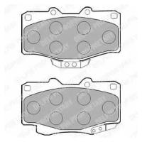 [Lp854] Delphi Колодки Тормозные ПередниеКомплект На Ось Delphi арт. LP854
