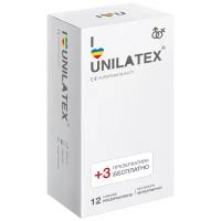 Unilatex / Презервативы Unilatex Multifruits 12+3 шт., фруктовые, цветные