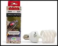 Лампа УФ NOVAMARK TERRA Special Spectrum Для водных черепах, 26W, E27