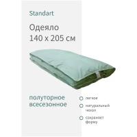 Одеяло пуховое с добавлением пера MANARI STANDART (60% гусиный пух, 40% мелкое перо) 140х205 1.5 спальное