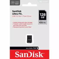 Флешка SanDisk 128GB CZ430 Ultra Fit черный USB 3.1