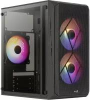 Компьютерный корпус AEROCOOL CS-107-A-BK-v2, черный