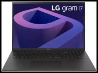 17.0" ноутбук LG Gram 17 2022 Black 17Z90Q-K. AAB8U1 WQXGA [2560x1600] i7 1260P 16 Gb LPDDR5 1 Tb SSD NVMe Intel Iris Xe Graphics win11 Home 1.35кг