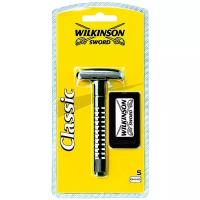 Wilkinson Sword classic классическая Т-образная бритва + сменные лезвия 5 шт