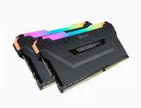 Оперативная память CORSAIR DDR4 16Gb (2x8Gb) 3200MHz pc-25600 Vengeance RGB Pro black (CMW16GX4M2C3200C16)