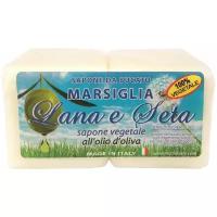 Мыло хозяйственное NESTI DANTE Lana & Seta with olive oil Laundry Soap / Шерсть и Шелк 2*150 г