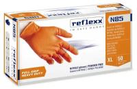 Reflexx | Nitrile gloves - Сверхпрочные резиновые перчатки, нитриловые. 8,4 гр. Толщина 0,2 мм